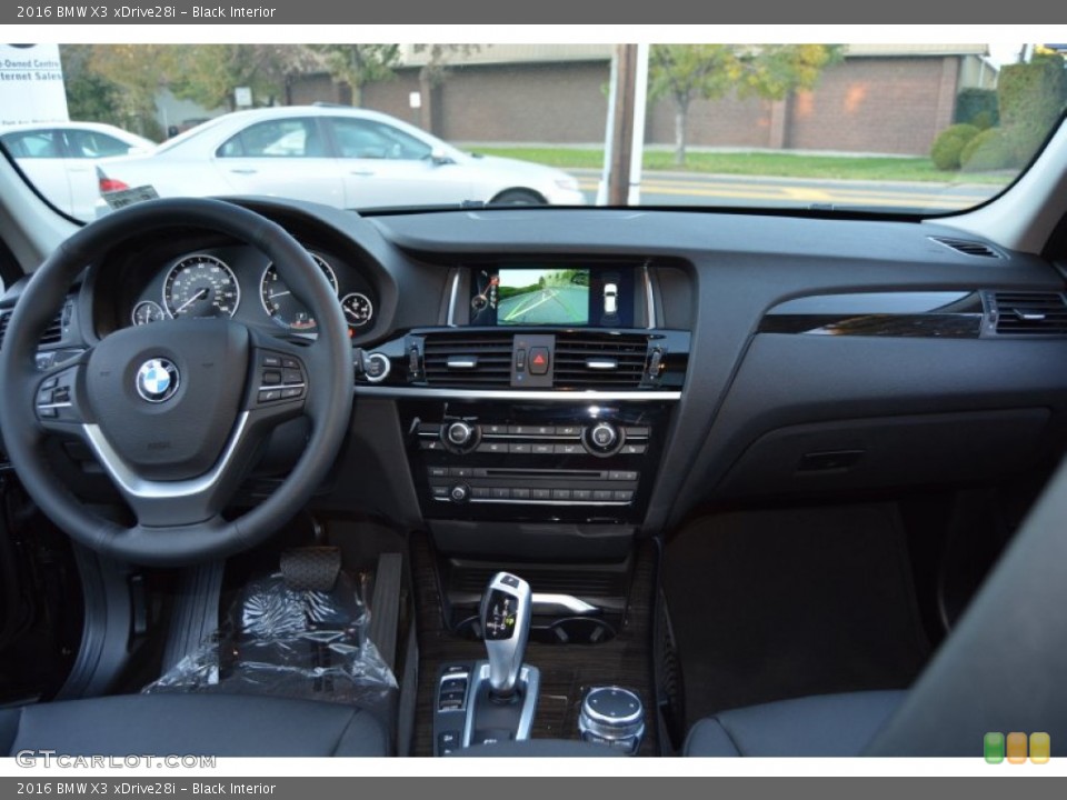 Black Interior Dashboard for the 2016 BMW X3 xDrive28i #108159403