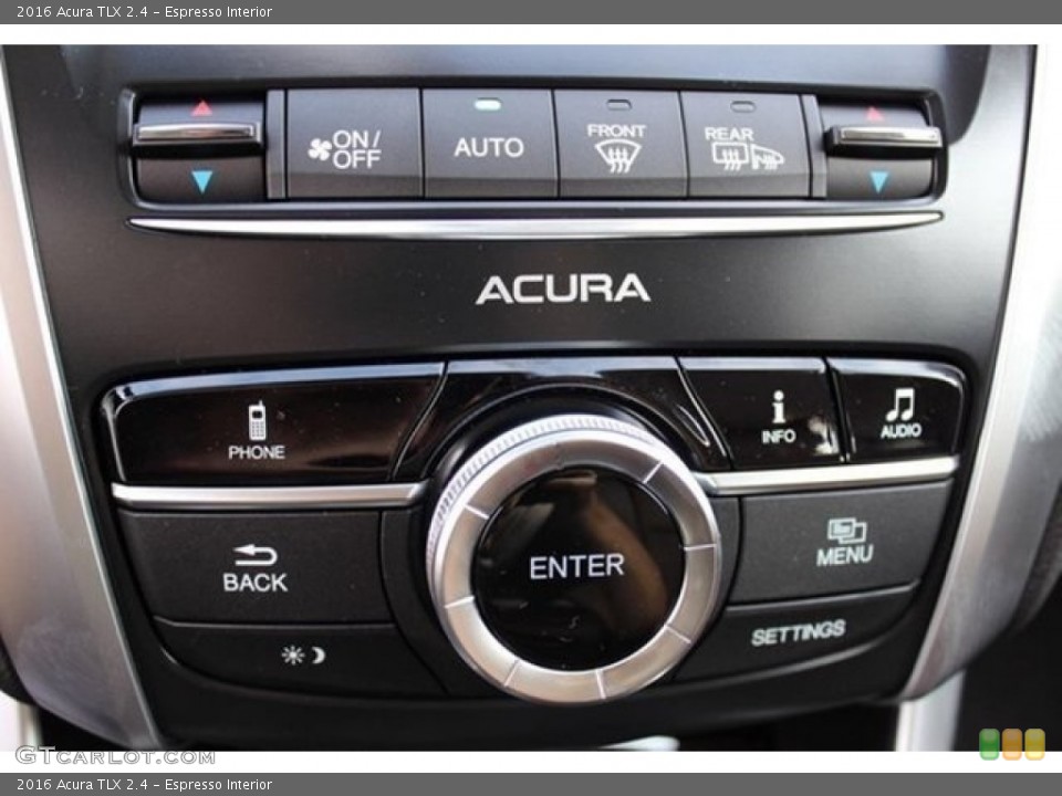 Espresso Interior Controls for the 2016 Acura TLX 2.4 #108161758