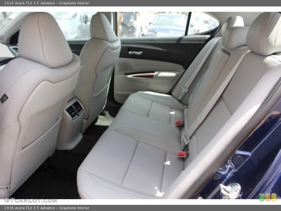 Graystone Interior Rear Seat for the 2016 Acura TLX 3.5 Advance #108165799