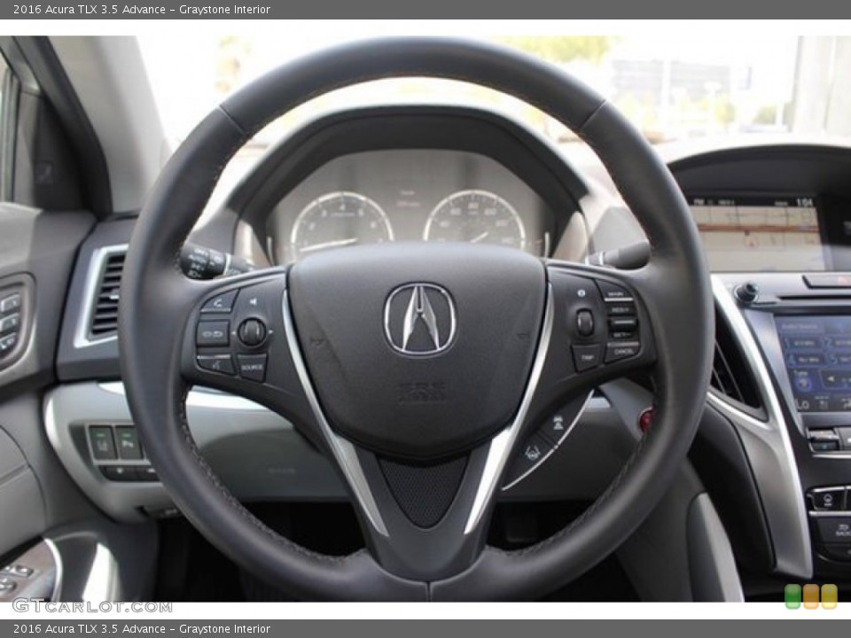 Graystone Interior Steering Wheel for the 2016 Acura TLX 3.5 Advance #108166020