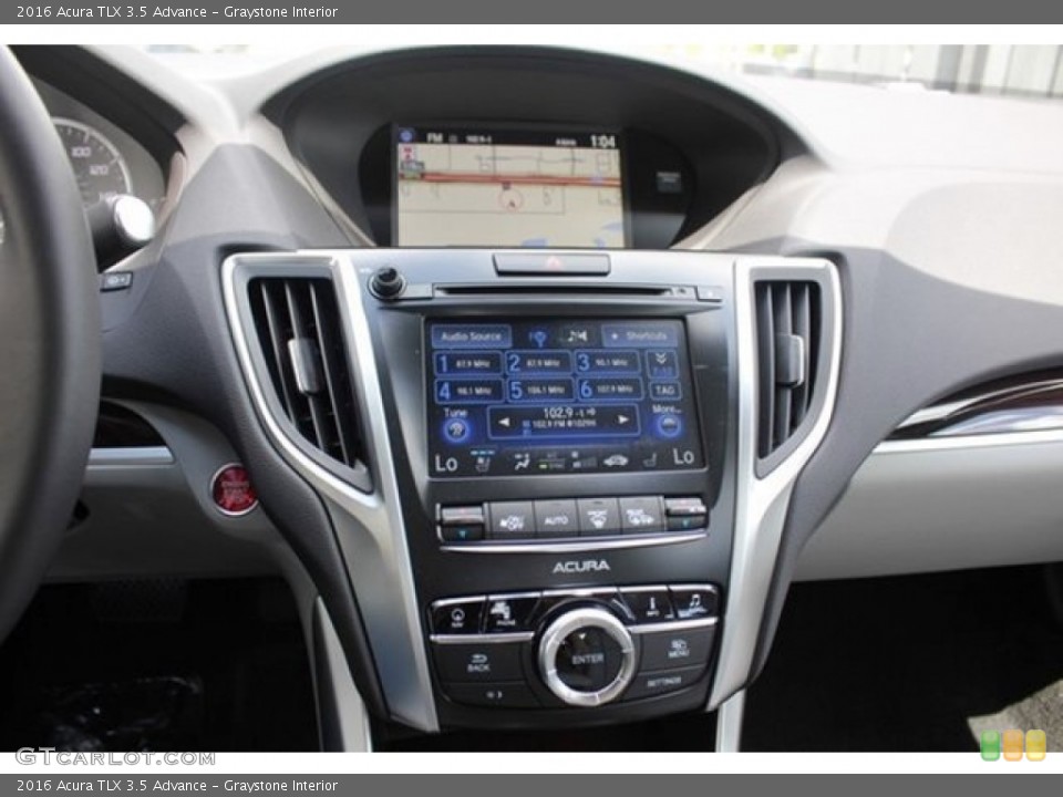 Graystone Interior Controls for the 2016 Acura TLX 3.5 Advance #108166042
