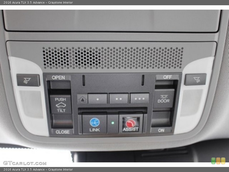 Graystone Interior Controls for the 2016 Acura TLX 3.5 Advance #108166318