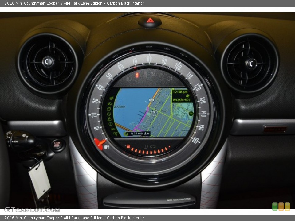 Carbon Black Interior Navigation for the 2016 Mini Countryman Cooper S All4 Park Lane Edition #108170413