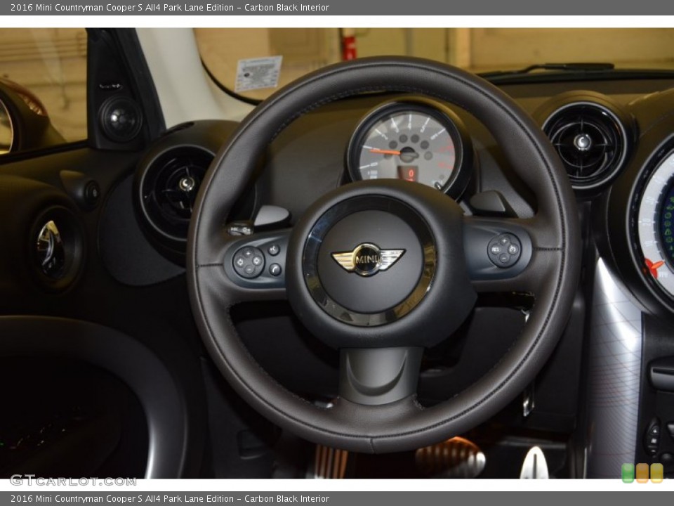 Carbon Black Interior Steering Wheel for the 2016 Mini Countryman Cooper S All4 Park Lane Edition #108170479
