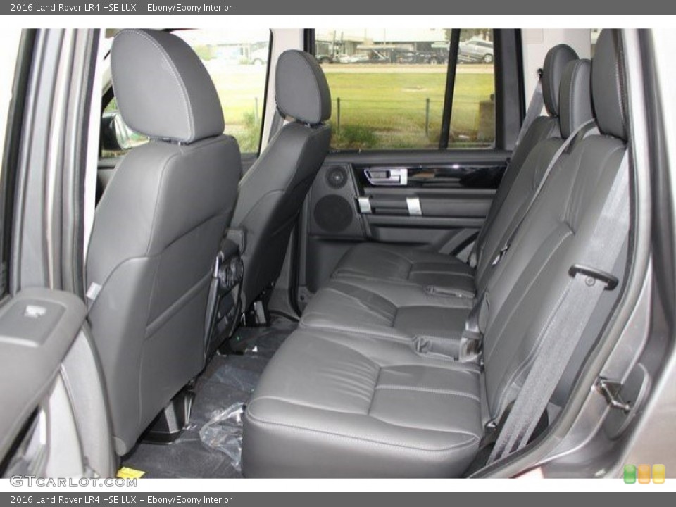 Ebony/Ebony Interior Rear Seat for the 2016 Land Rover LR4 HSE LUX #108184981