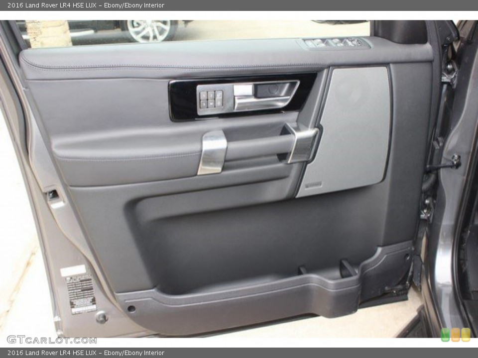 Ebony/Ebony Interior Door Panel for the 2016 Land Rover LR4 HSE LUX #108185053