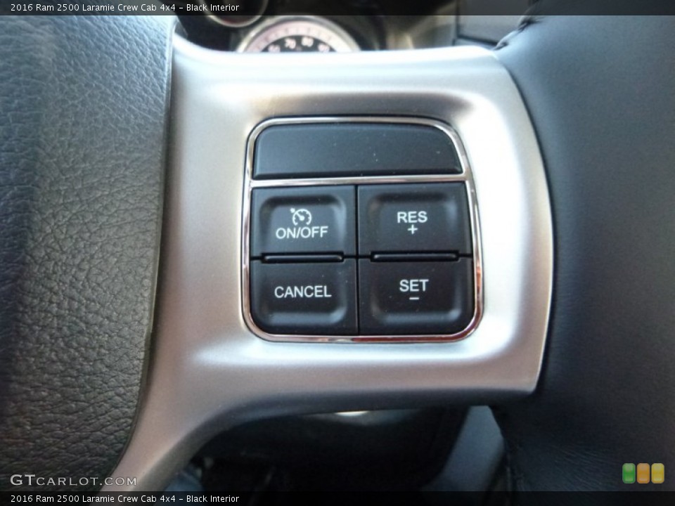 Black Interior Controls for the 2016 Ram 2500 Laramie Crew Cab 4x4 #108196862