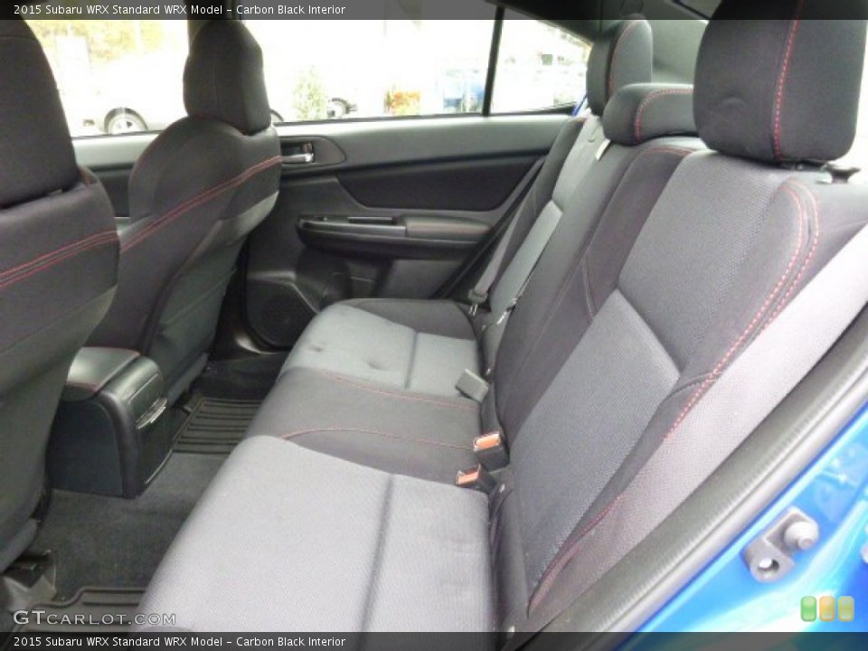 Carbon Black Interior Rear Seat for the 2015 Subaru WRX  #108200432