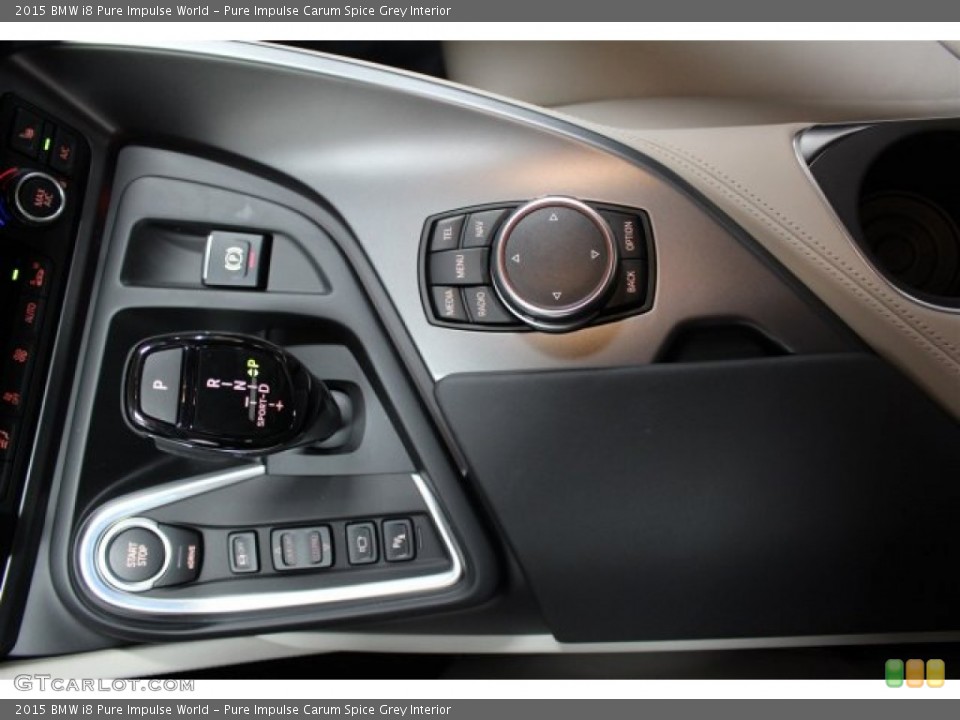 Pure Impulse Carum Spice Grey Interior Controls for the 2015 BMW i8 Pure Impulse World #108201665