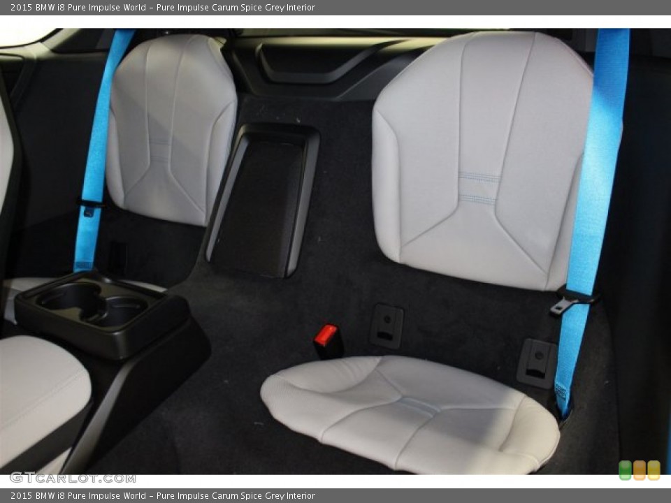 Pure Impulse Carum Spice Grey Interior Rear Seat for the 2015 BMW i8 Pure Impulse World #108201668