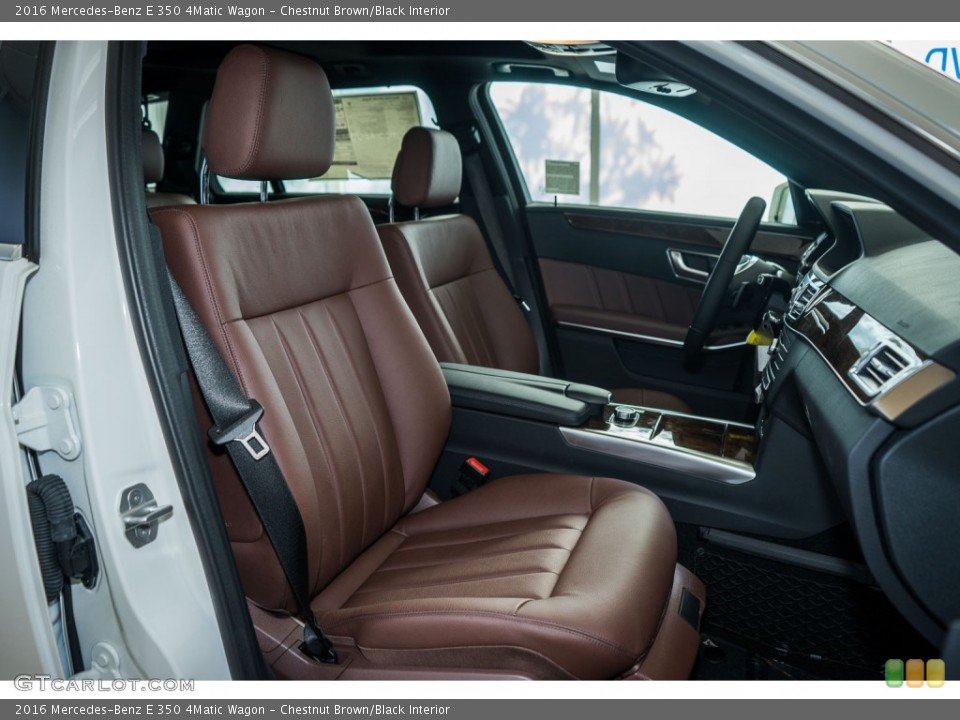 Chestnut Brown/Black Interior Photo for the 2016 Mercedes-Benz E 350 4Matic Wagon #108202393