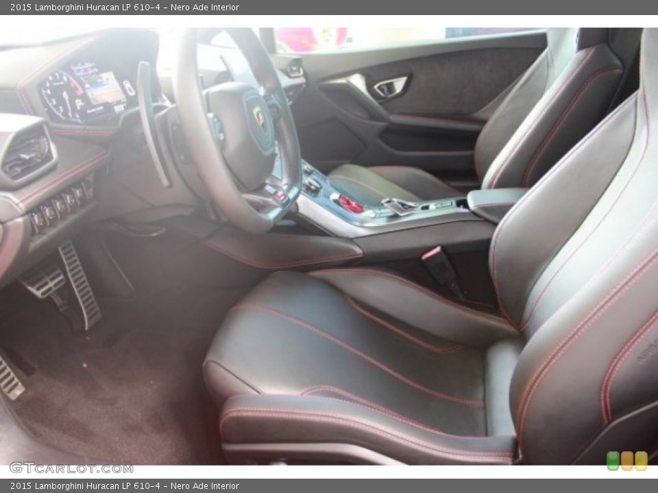 Nero Ade Interior Front Seat for the 2015 Lamborghini Huracan LP 610-4 #108203455