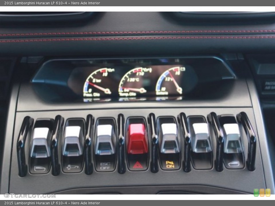 Nero Ade Interior Controls for the 2015 Lamborghini Huracan LP 610-4 #108203518