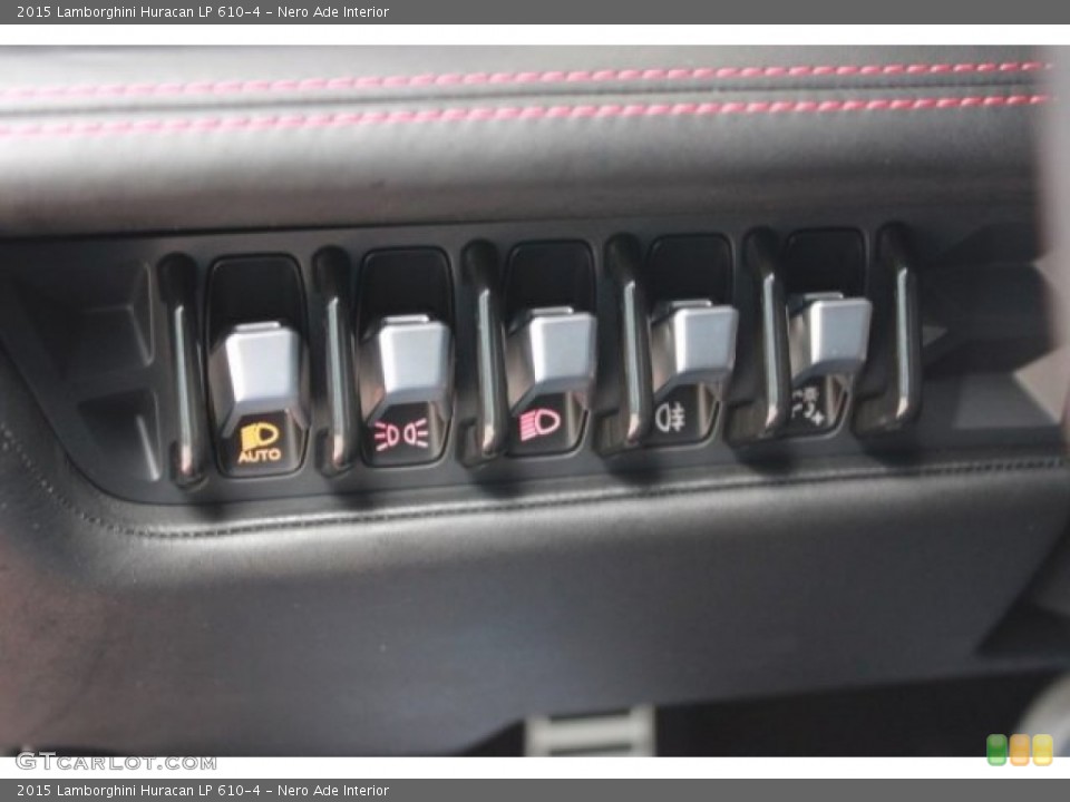 Nero Ade Interior Controls for the 2015 Lamborghini Huracan LP 610-4 #108203776
