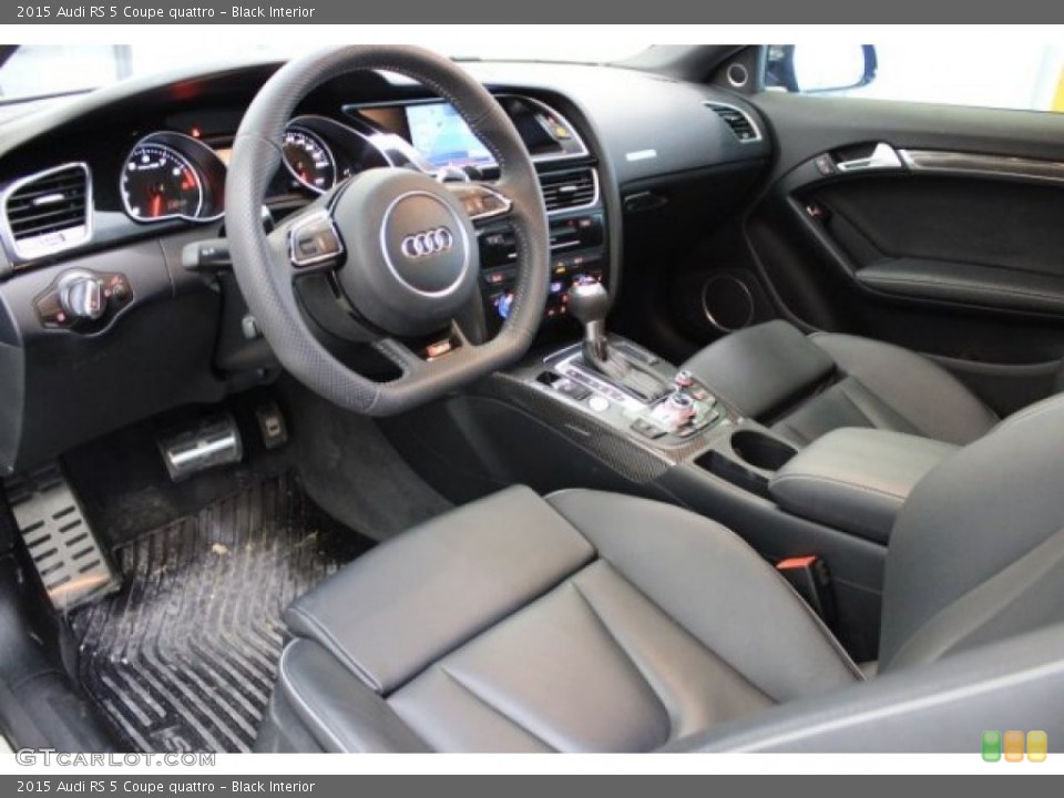 Black 2015 Audi RS 5 Interiors