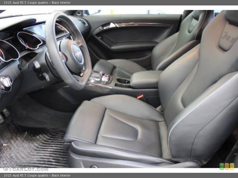 Black Interior Front Seat for the 2015 Audi RS 5 Coupe quattro #108204496