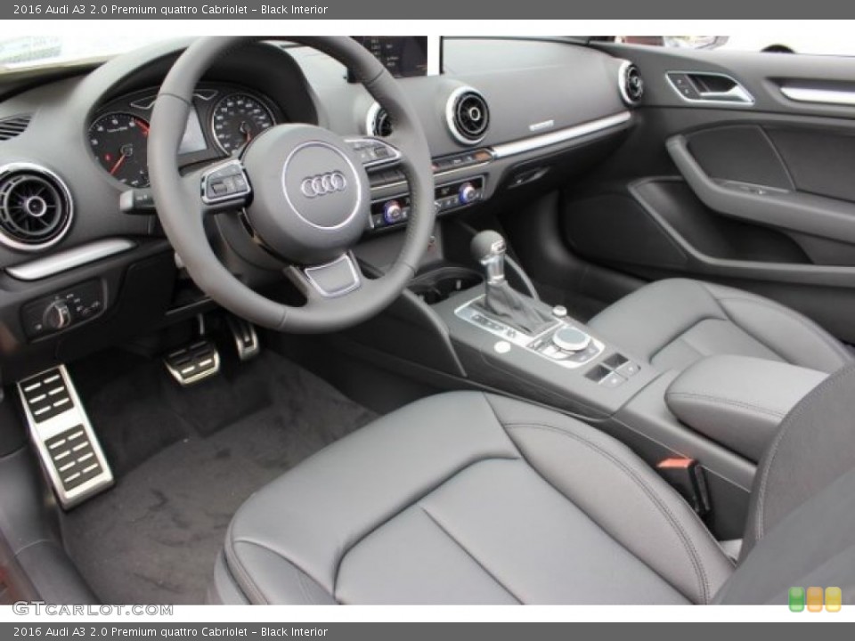 Black 2016 Audi A3 Interiors