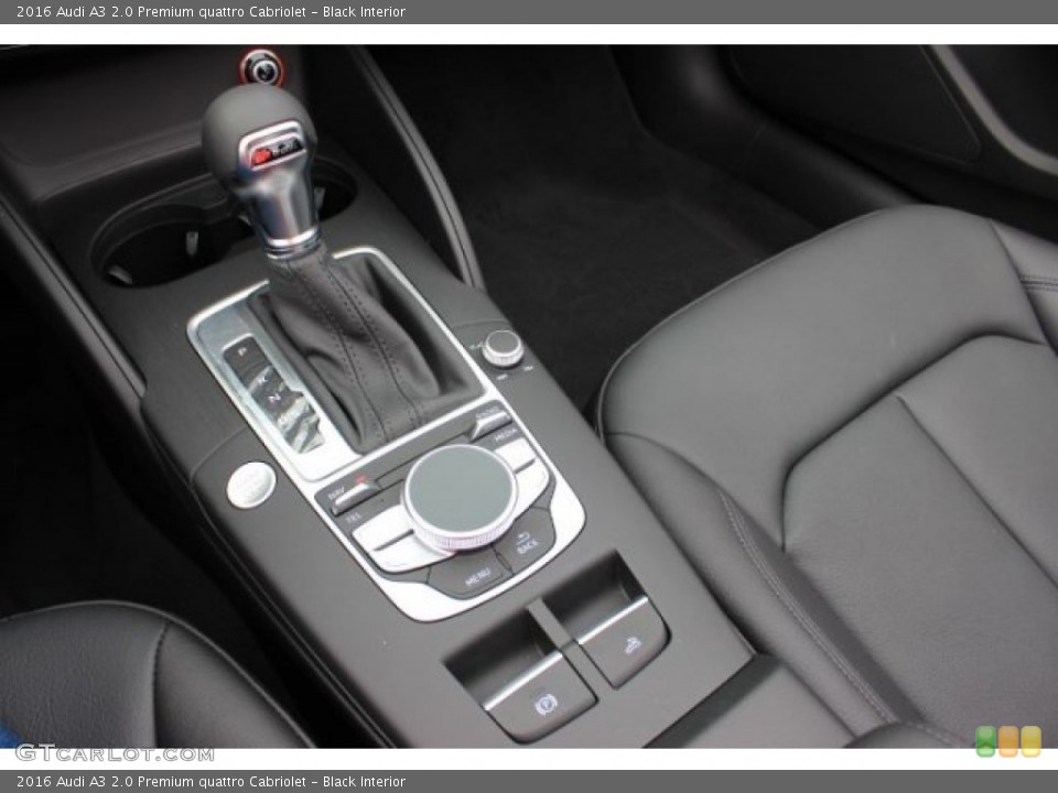 Black Interior Transmission for the 2016 Audi A3 2.0 Premium quattro Cabriolet #108204787