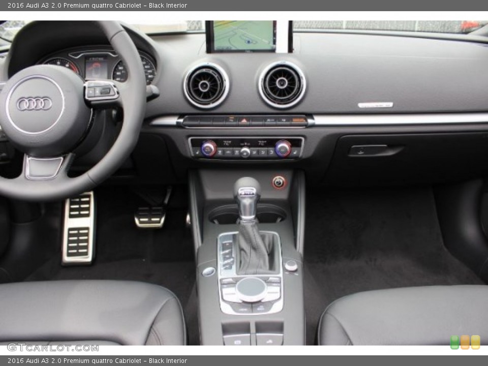 Black Interior Dashboard for the 2016 Audi A3 2.0 Premium quattro Cabriolet #108204826