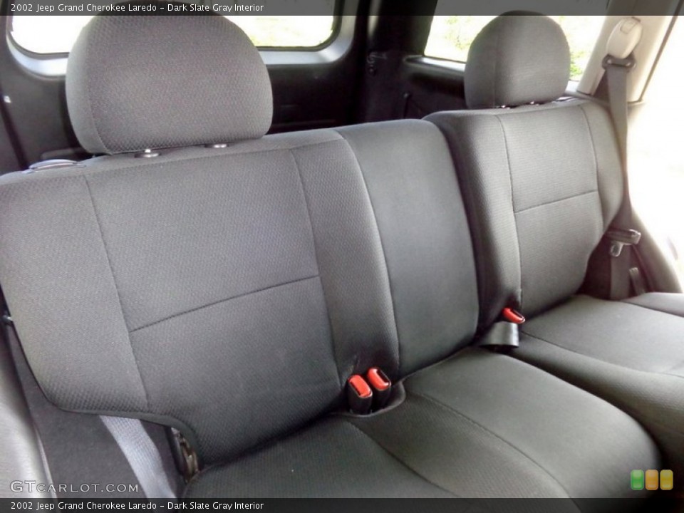 Dark Slate Gray Interior Rear Seat for the 2002 Jeep Grand Cherokee Laredo #108206007