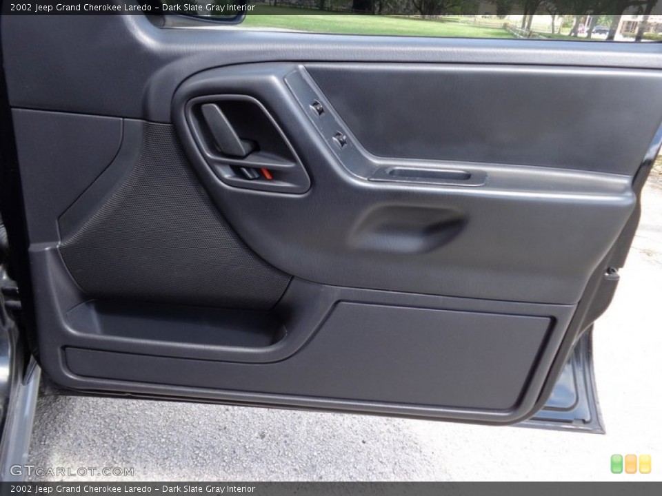 Dark Slate Gray Interior Door Panel for the 2002 Jeep Grand Cherokee Laredo #108207018