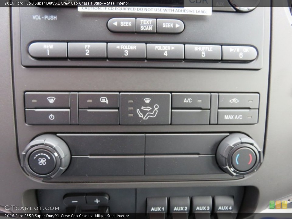 Steel Interior Controls for the 2016 Ford F550 Super Duty XL Crew Cab Chassis Utility #108223950
