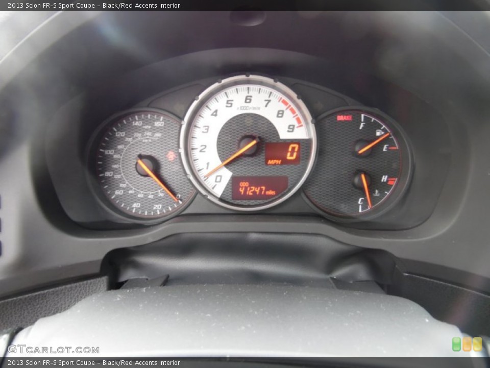 Black/Red Accents Interior Gauges for the 2013 Scion FR-S Sport Coupe #108232407