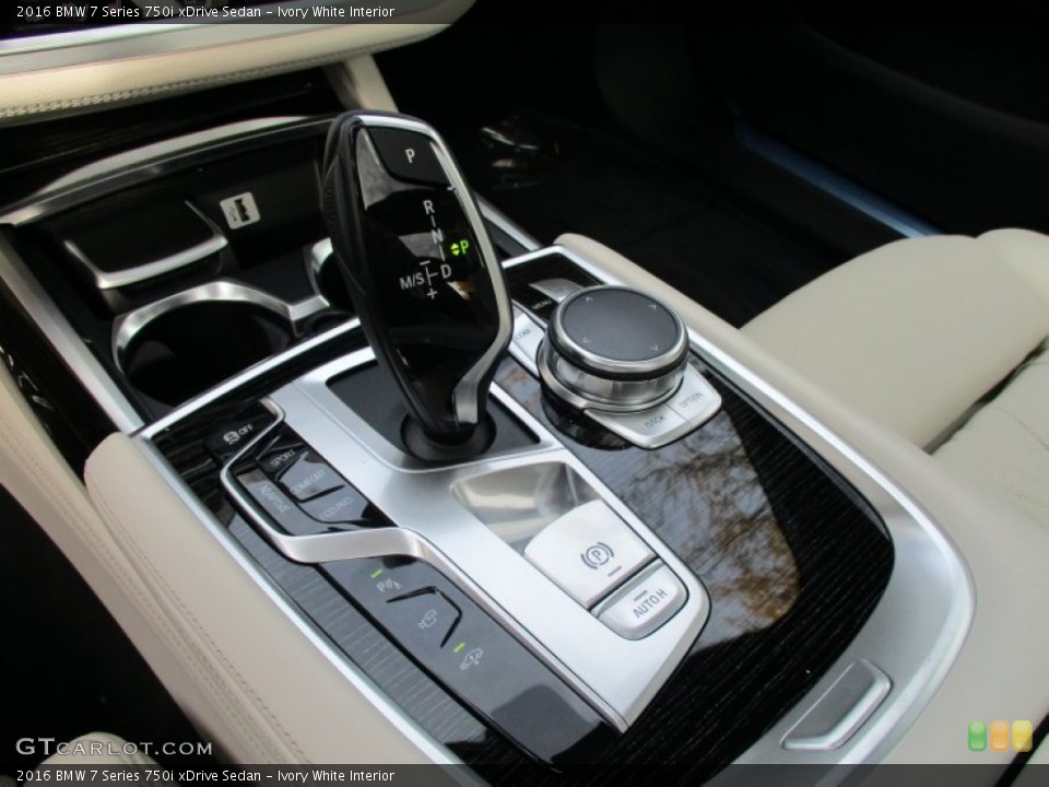 Ivory White Interior Transmission for the 2016 BMW 7 Series 750i xDrive Sedan #108234561