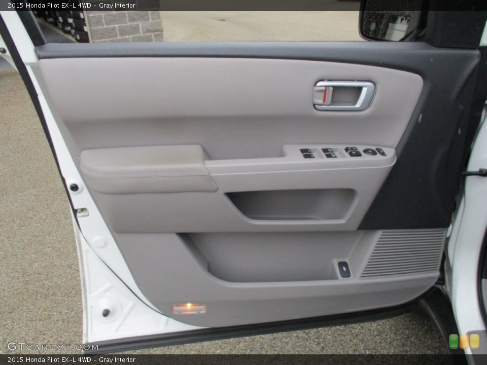Gray Interior Door Panel for the 2015 Honda Pilot EX-L 4WD #108235988
