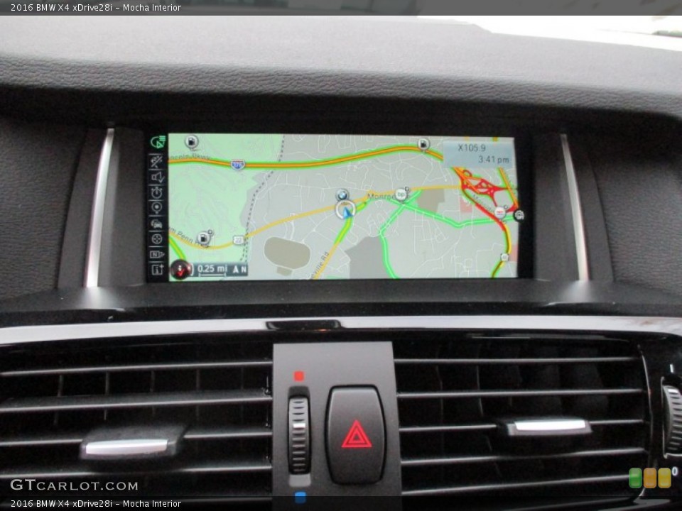 Mocha Interior Navigation for the 2016 BMW X4 xDrive28i #108236448
