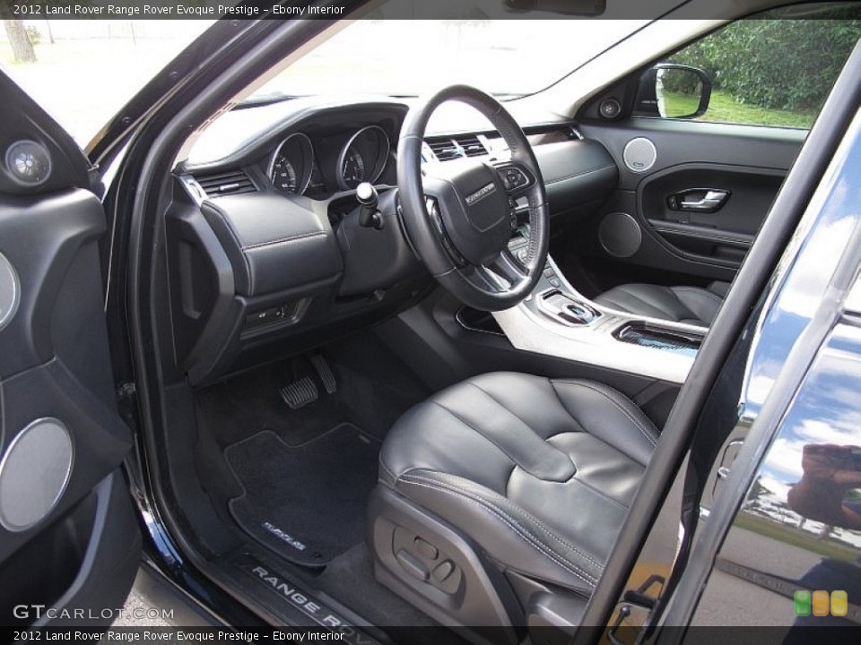 Ebony Interior Photo for the 2012 Land Rover Range Rover Evoque Prestige #108238050