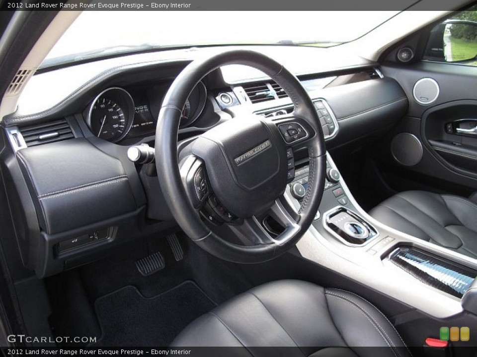 Ebony Interior Dashboard for the 2012 Land Rover Range Rover Evoque Prestige #108238094