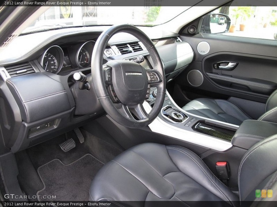 Ebony Interior Dashboard for the 2012 Land Rover Range Rover Evoque Prestige #108238173