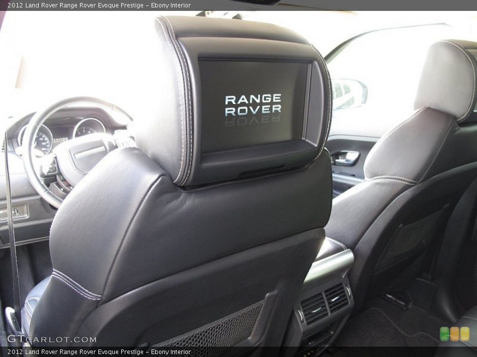 Ebony Interior Entertainment System for the 2012 Land Rover Range Rover Evoque Prestige #108238605