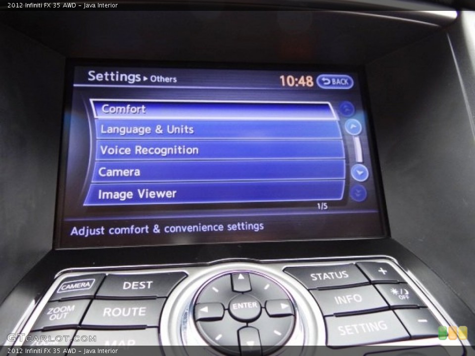 Java Interior Controls for the 2012 Infiniti FX 35 AWD #108242934