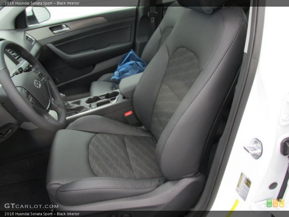 Black Interior Photo for the 2016 Hyundai Sonata Sport #108256986