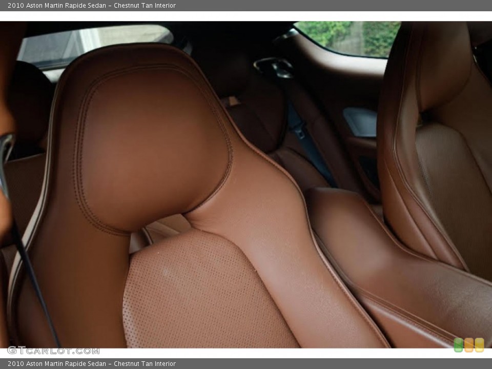 Chestnut Tan 2010 Aston Martin Rapide Interiors