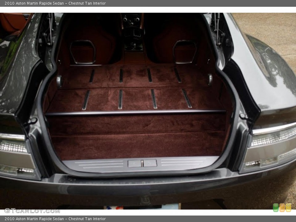 Chestnut Tan Interior Trunk for the 2010 Aston Martin Rapide Sedan #108260873