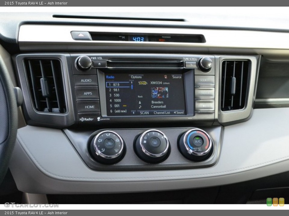 Ash Interior Controls for the 2015 Toyota RAV4 LE #108267530