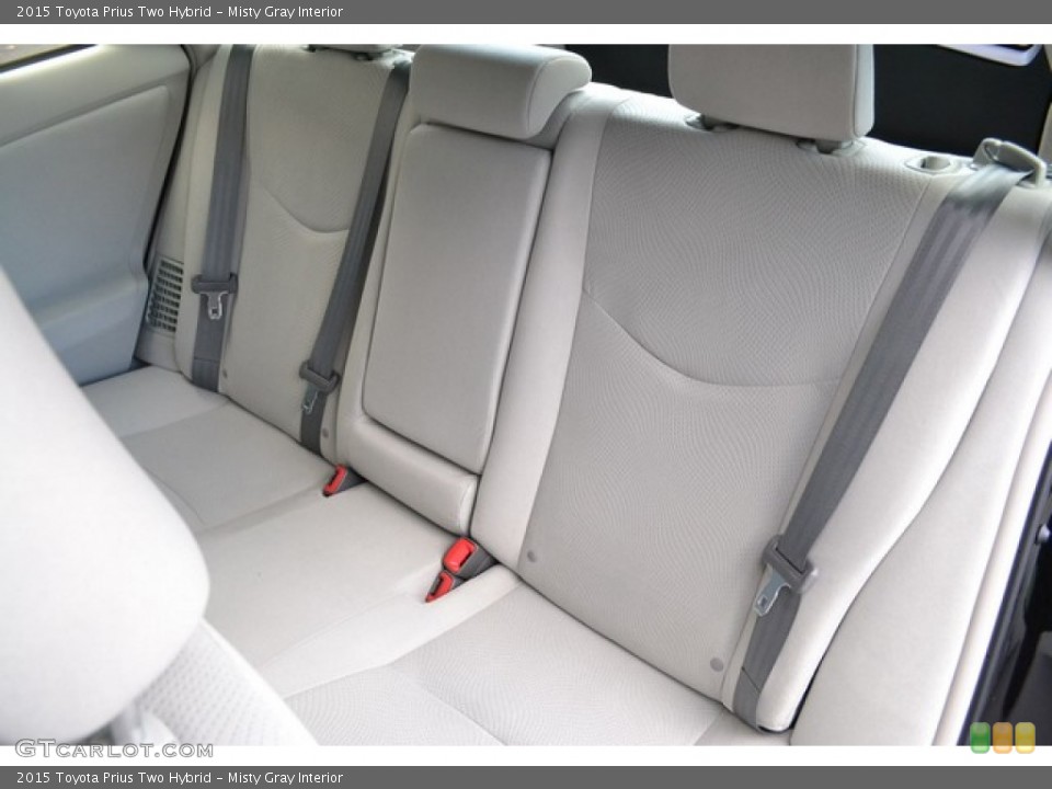 Misty Gray Interior Rear Seat for the 2015 Toyota Prius Two Hybrid #108267818