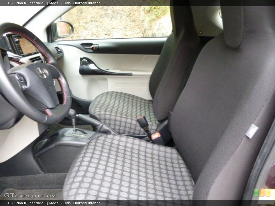 Dark Charcoal Interior Front Seat for the 2014 Scion iQ  #108272996
