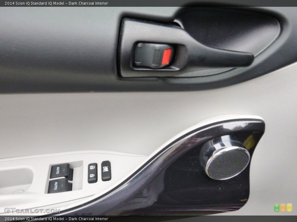 Dark Charcoal Interior Controls for the 2014 Scion iQ  #108273389