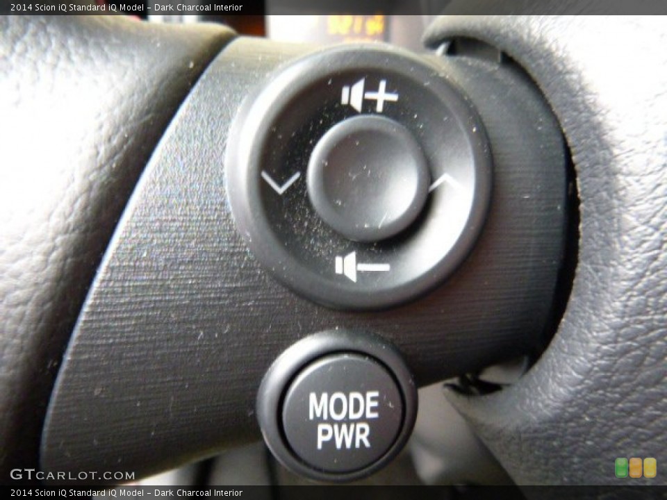 Dark Charcoal Interior Controls for the 2014 Scion iQ  #108273404