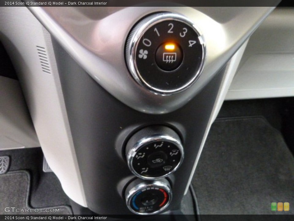 Dark Charcoal Interior Controls for the 2014 Scion iQ  #108273448