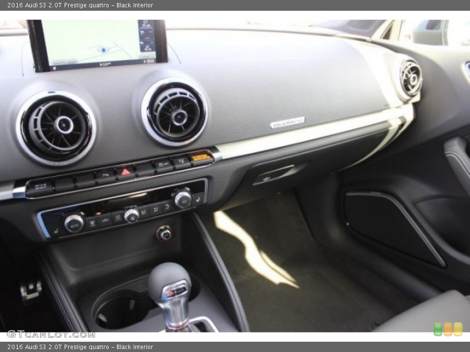 Black Interior Dashboard for the 2016 Audi S3 2.0T Prestige quattro #108277073