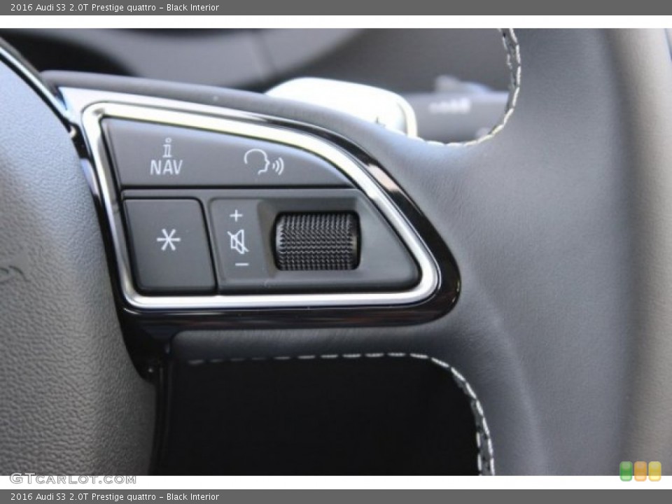 Black Interior Controls for the 2016 Audi S3 2.0T Prestige quattro #108277268