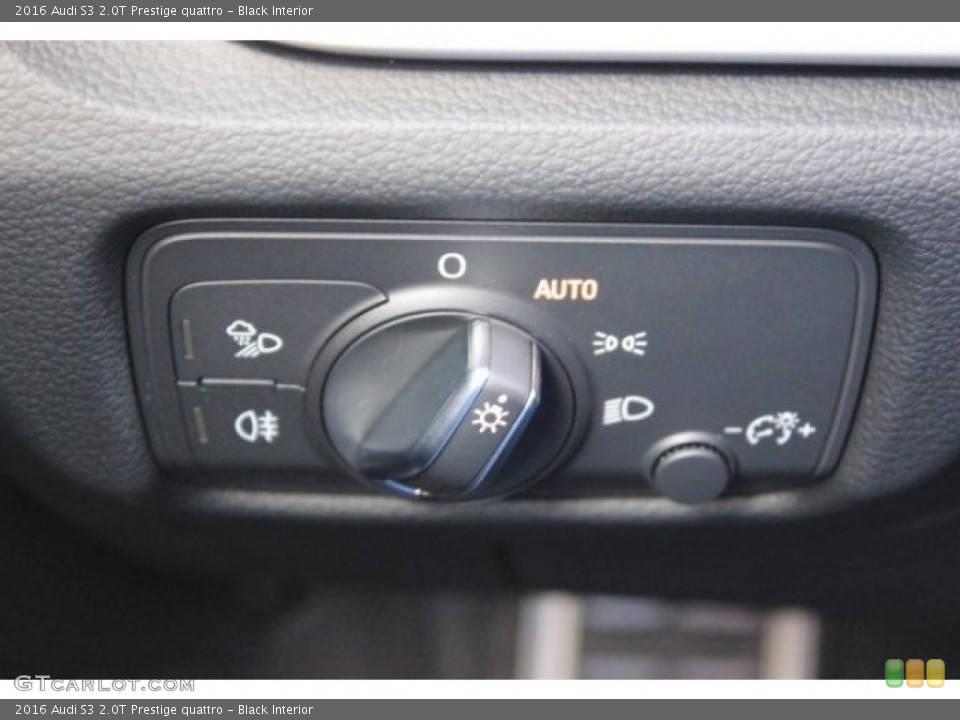 Black Interior Controls for the 2016 Audi S3 2.0T Prestige quattro #108277316