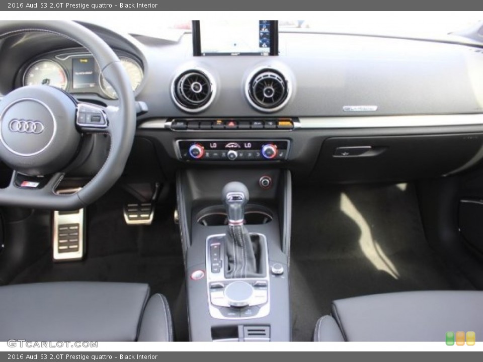 Black Interior Dashboard for the 2016 Audi S3 2.0T Prestige quattro #108277409