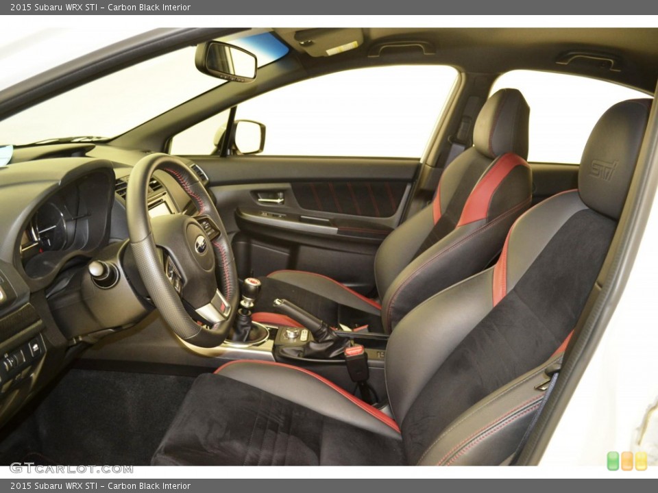 Carbon Black Interior Front Seat for the 2015 Subaru WRX STI #108279221