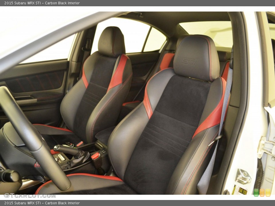 Carbon Black Interior Front Seat for the 2015 Subaru WRX STI #108279251
